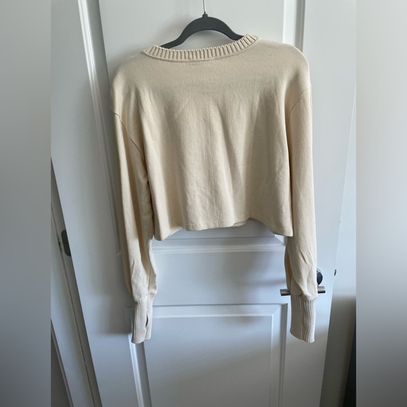 NWT Zara cropped long sleeve shirt - Picture 3 of 3